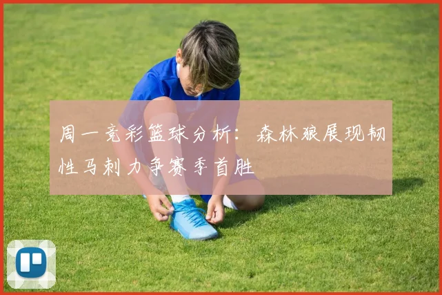 周一竞彩篮球分析：森林狼展现韧性马刺力争赛季首胜